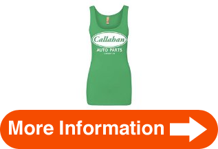  Callahan Auto Parts Tommy Boy Movie Womens Tank Top Green Large